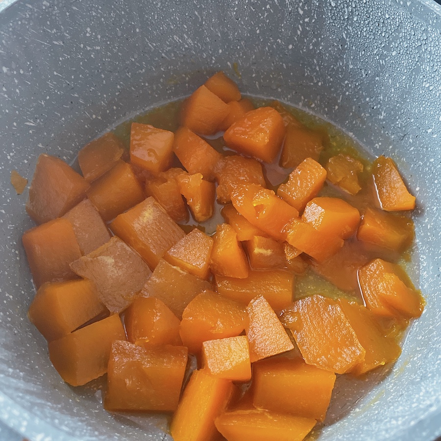 Stambolka - sweet pumpkin in a pot